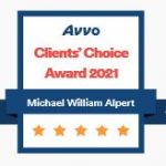 AVVO Client Choice Award 2021 - Michael W. Alpert