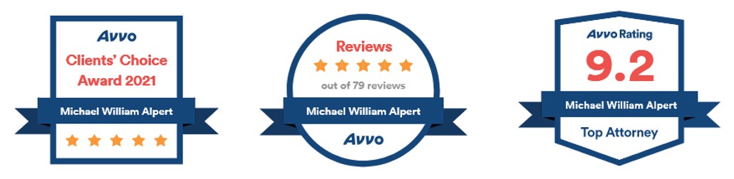 AVVO rating Michael W. Alpert, Esq.